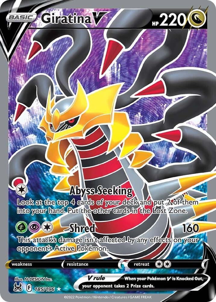 Giratina V (Full Art) 185/196