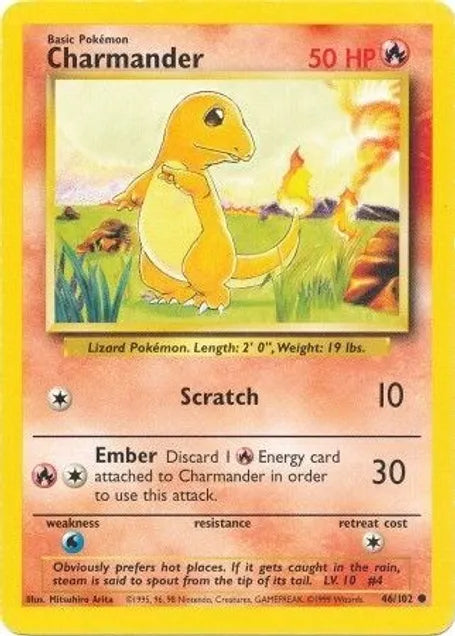 Charmander 46/102