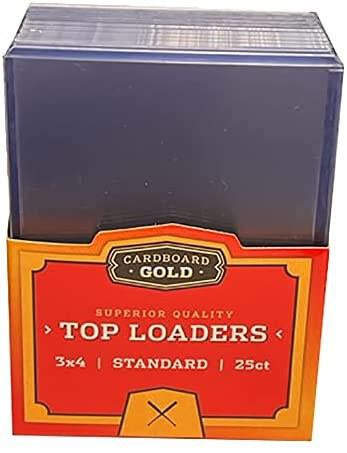 Gold Cardboard Top Loader 25 count