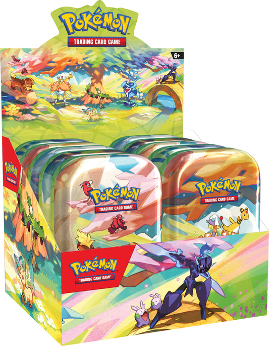 Pokemon TCG Vibrant Paldea Mini Tin 10ct Display